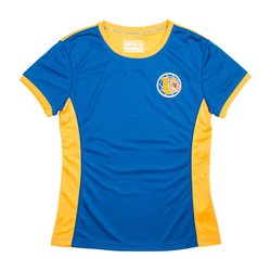 PLAYERA AZUL CON AMARILLO / S709