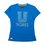 PLAYERA AZUL CON "U" / S711