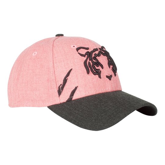 GORRA ROSA CARA DE TIGRE NEGRO 9718