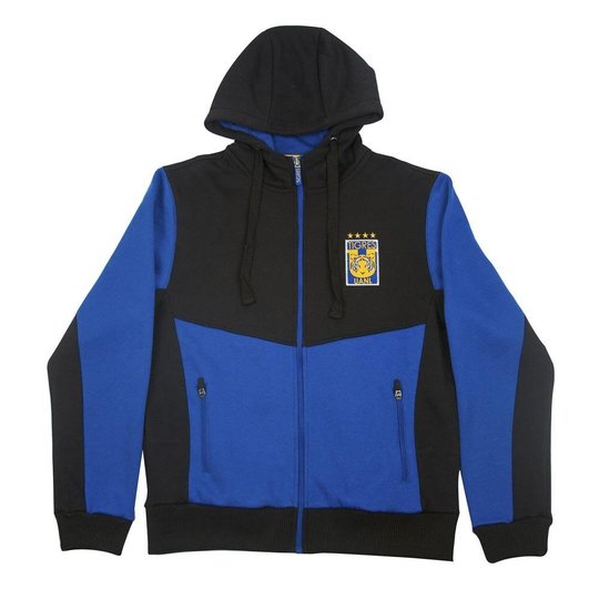 SUDADERA NEGRA AZUL SS 354