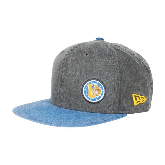 GORRA LOGO RETRO AZUL GRIS 9750