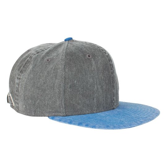 GORRA LOGO RETRO AZUL GRIS 9750